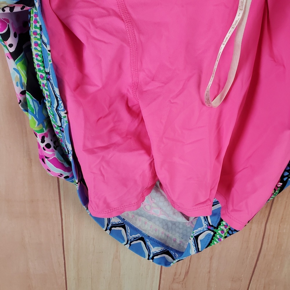 Lilly Pulitzer Brickell Dress Womens XS Pink Floral Print Nylon Stretch Upf 50+ - Picture 6 of 12
